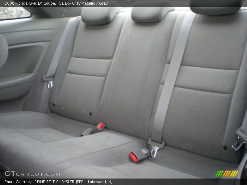 Galaxy Gray Metallic / Gray 2008 Honda Civic LX Coupe