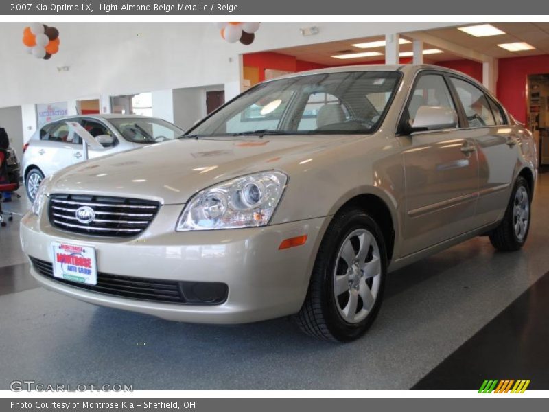 Light Almond Beige Metallic / Beige 2007 Kia Optima LX