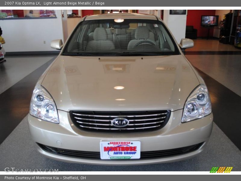 Light Almond Beige Metallic / Beige 2007 Kia Optima LX