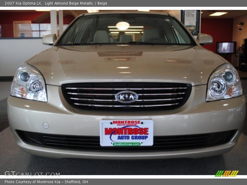 Light Almond Beige Metallic / Beige 2007 Kia Optima LX