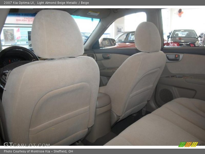Light Almond Beige Metallic / Beige 2007 Kia Optima LX