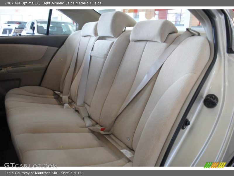 Light Almond Beige Metallic / Beige 2007 Kia Optima LX