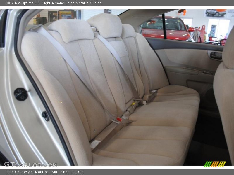 Light Almond Beige Metallic / Beige 2007 Kia Optima LX