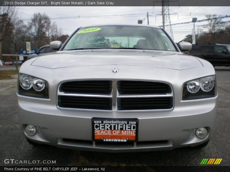 Bright Silver Metallic / Dark Slate Gray 2010 Dodge Charger SXT