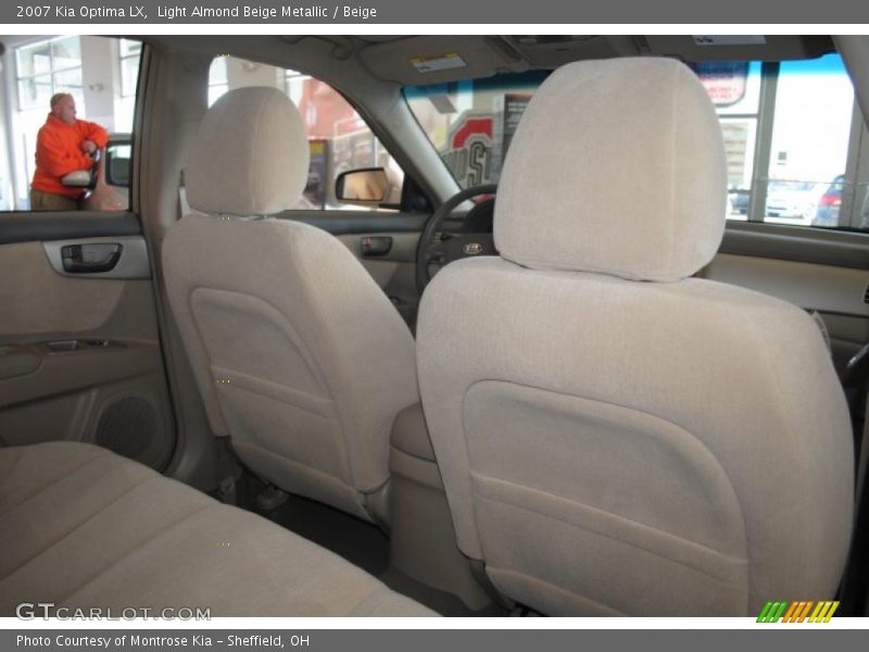Light Almond Beige Metallic / Beige 2007 Kia Optima LX