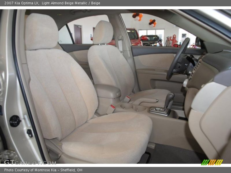 Light Almond Beige Metallic / Beige 2007 Kia Optima LX