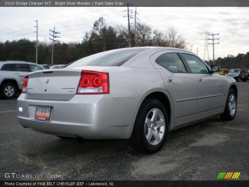 Bright Silver Metallic / Dark Slate Gray 2010 Dodge Charger SXT