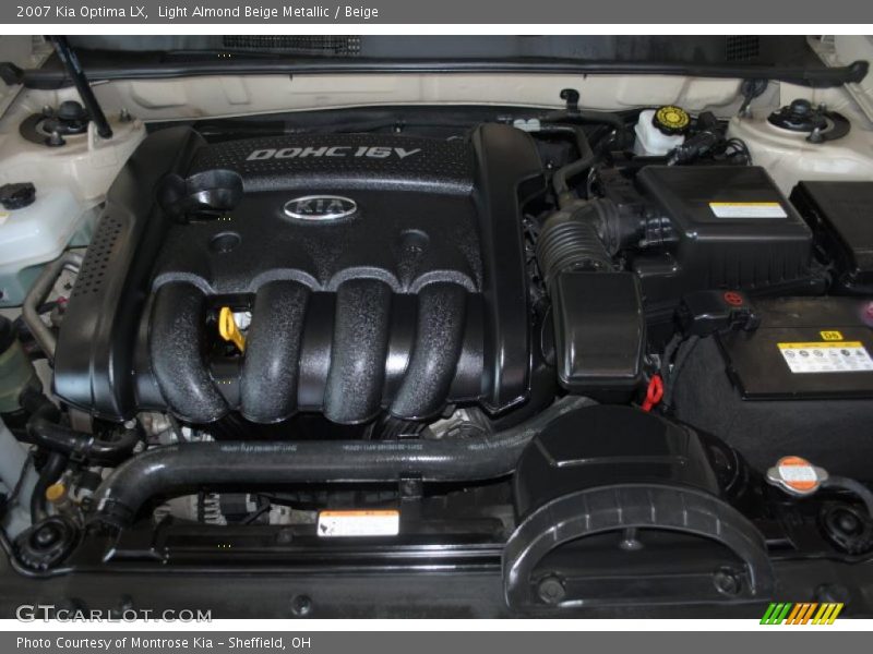 Light Almond Beige Metallic / Beige 2007 Kia Optima LX