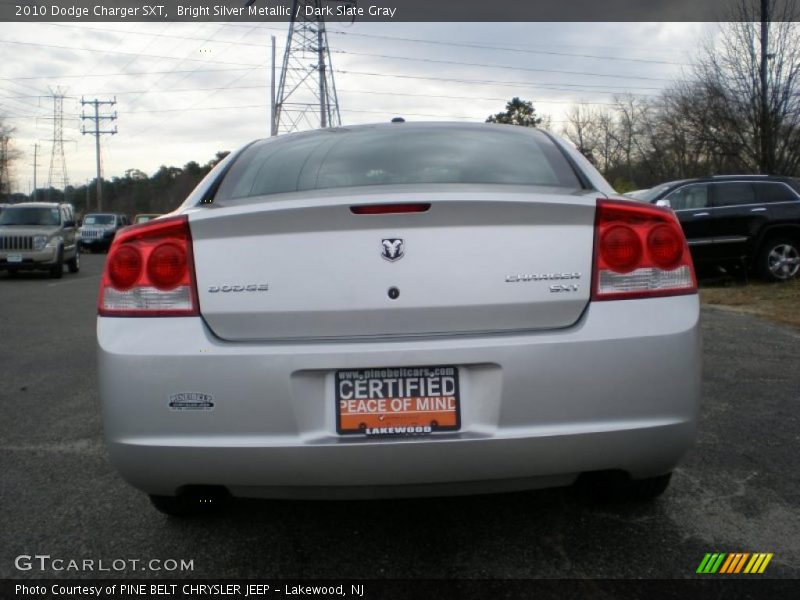 Bright Silver Metallic / Dark Slate Gray 2010 Dodge Charger SXT