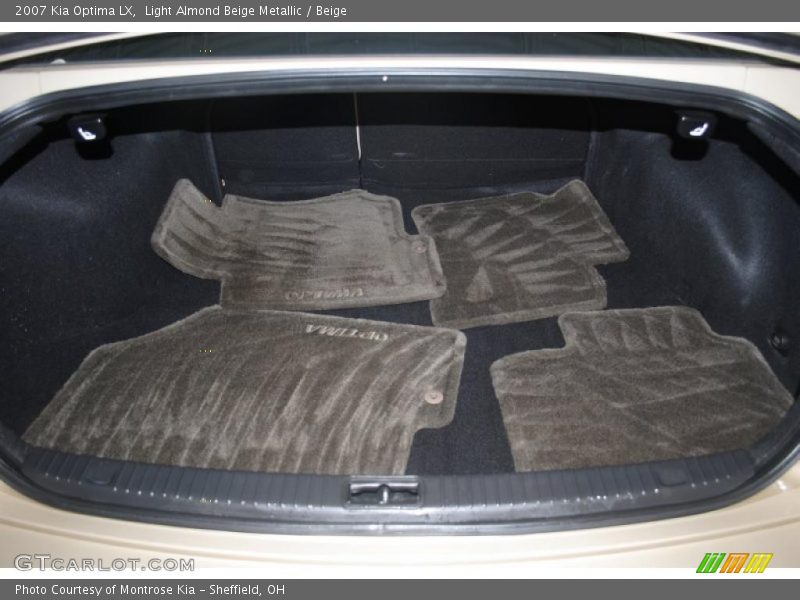 Light Almond Beige Metallic / Beige 2007 Kia Optima LX