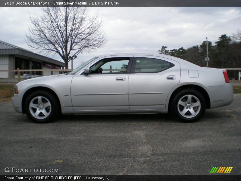 Bright Silver Metallic / Dark Slate Gray 2010 Dodge Charger SXT