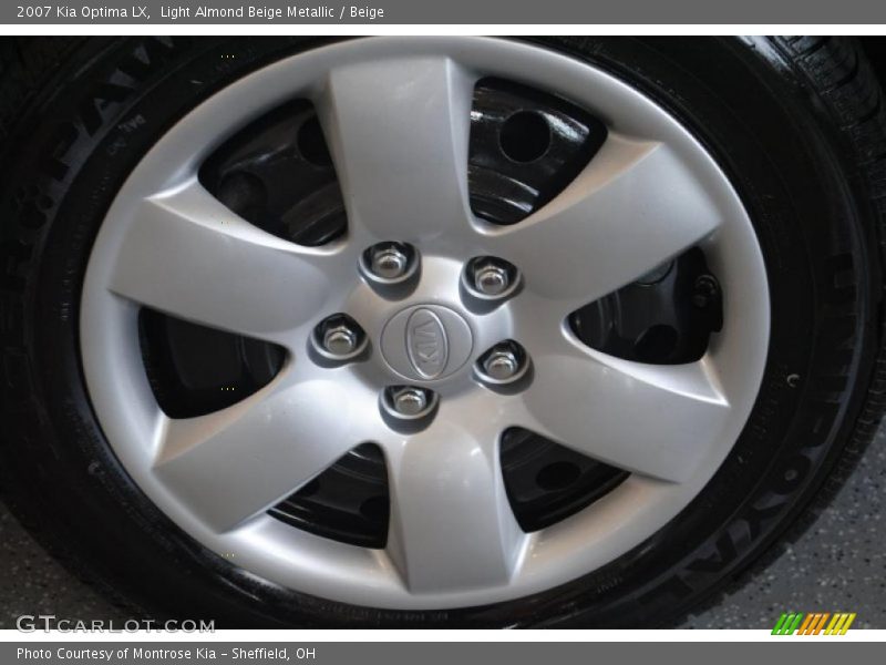 Light Almond Beige Metallic / Beige 2007 Kia Optima LX
