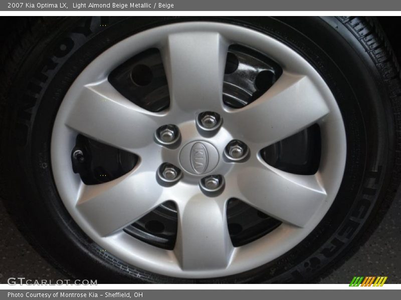 Light Almond Beige Metallic / Beige 2007 Kia Optima LX