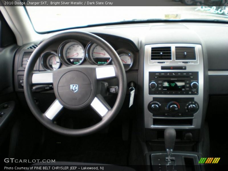 Bright Silver Metallic / Dark Slate Gray 2010 Dodge Charger SXT