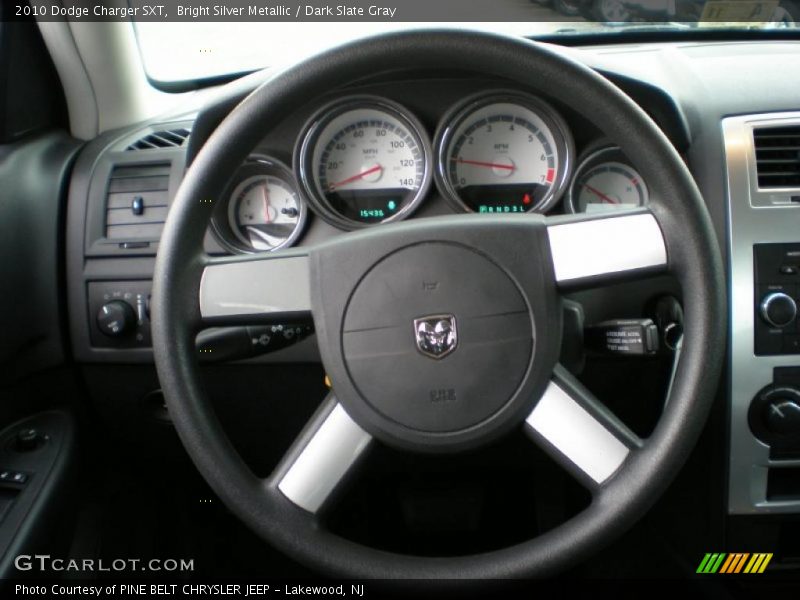 Bright Silver Metallic / Dark Slate Gray 2010 Dodge Charger SXT