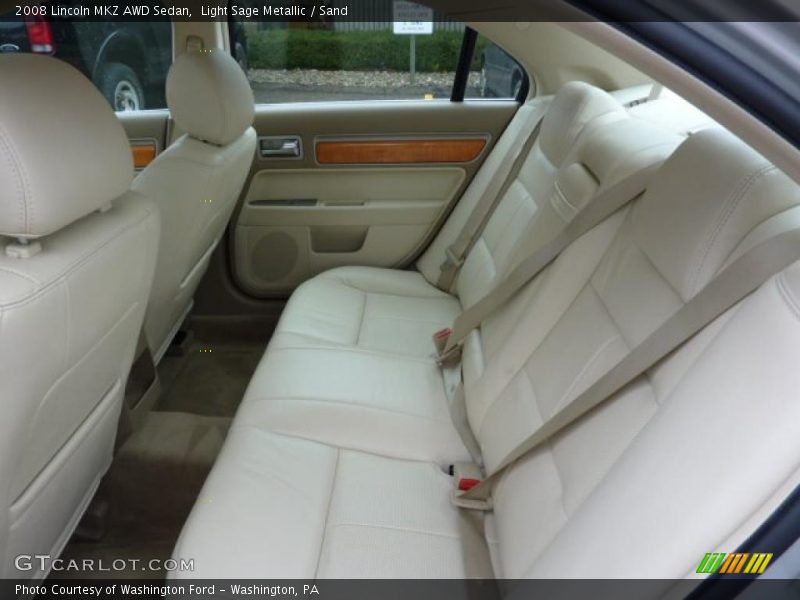 Light Sage Metallic / Sand 2008 Lincoln MKZ AWD Sedan