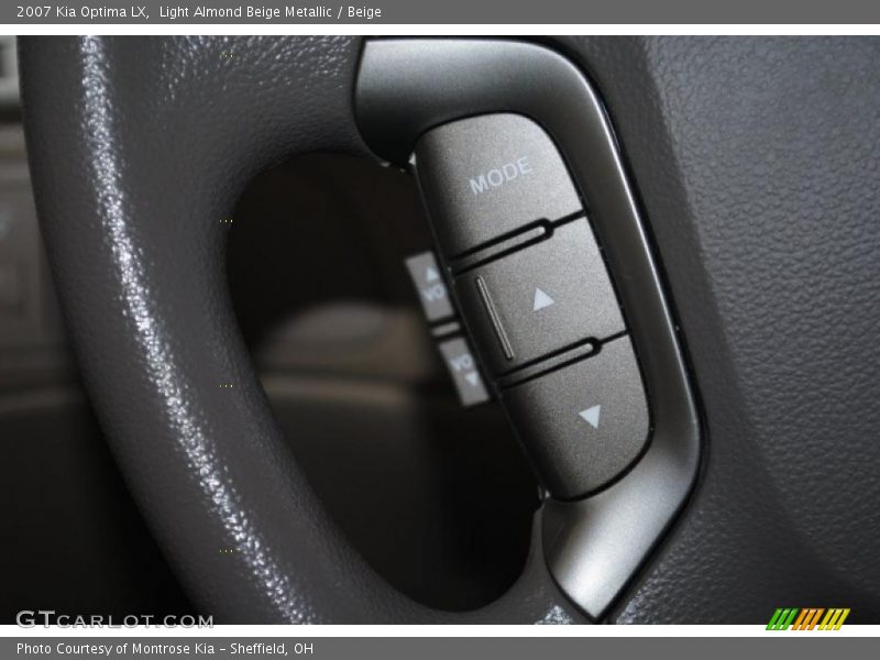 Light Almond Beige Metallic / Beige 2007 Kia Optima LX