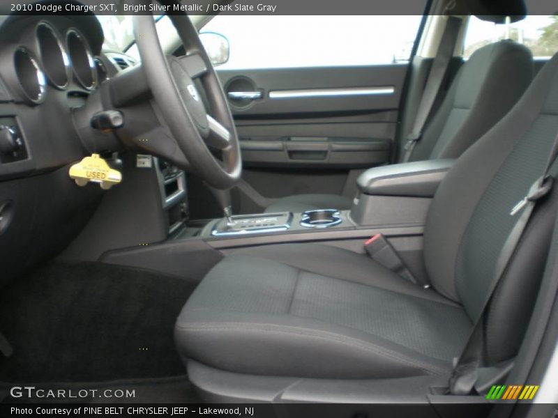 Bright Silver Metallic / Dark Slate Gray 2010 Dodge Charger SXT