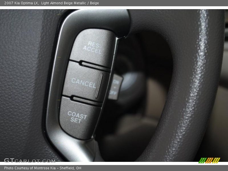 Light Almond Beige Metallic / Beige 2007 Kia Optima LX