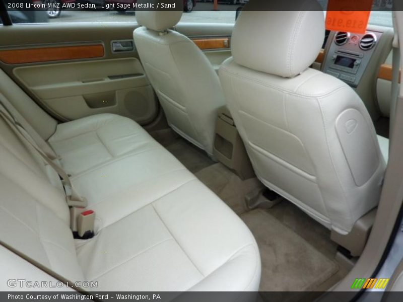 Light Sage Metallic / Sand 2008 Lincoln MKZ AWD Sedan