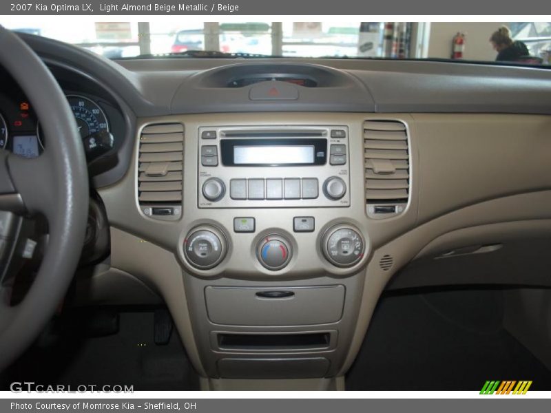 Light Almond Beige Metallic / Beige 2007 Kia Optima LX