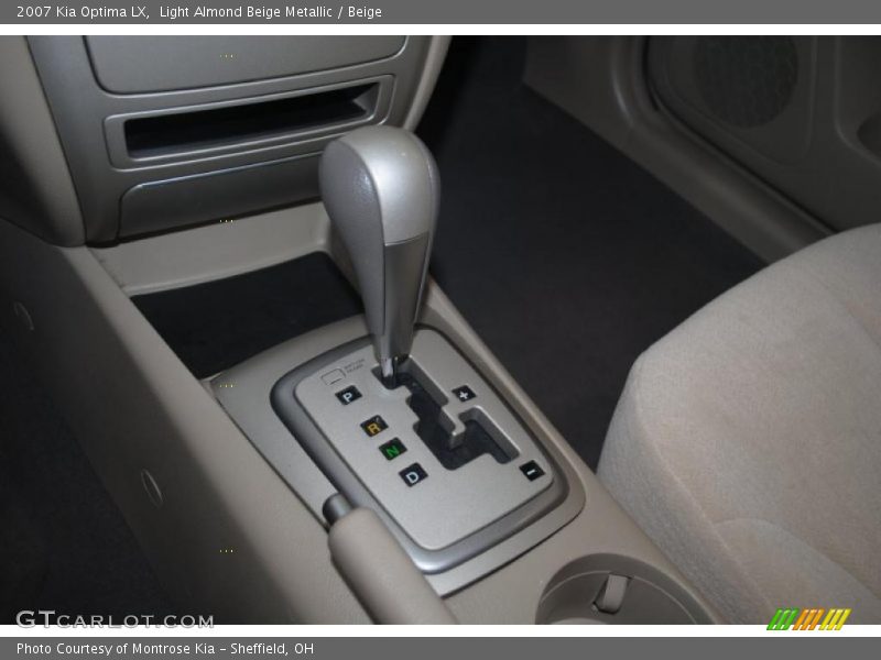 Light Almond Beige Metallic / Beige 2007 Kia Optima LX