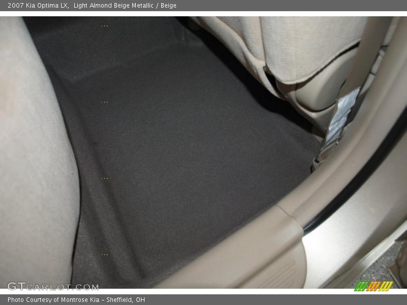 Light Almond Beige Metallic / Beige 2007 Kia Optima LX