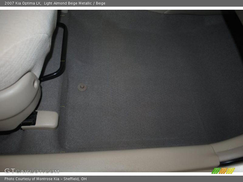 Light Almond Beige Metallic / Beige 2007 Kia Optima LX