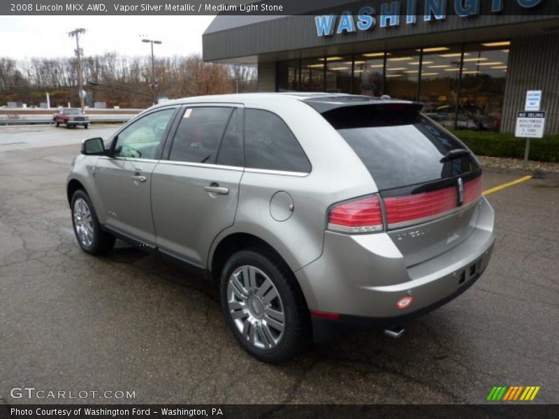 Vapor Silver Metallic / Medium Light Stone 2008 Lincoln MKX AWD