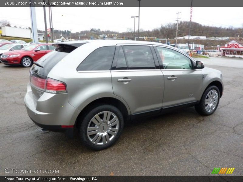 Vapor Silver Metallic / Medium Light Stone 2008 Lincoln MKX AWD