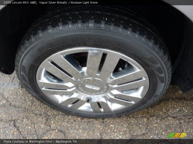Vapor Silver Metallic / Medium Light Stone 2008 Lincoln MKX AWD