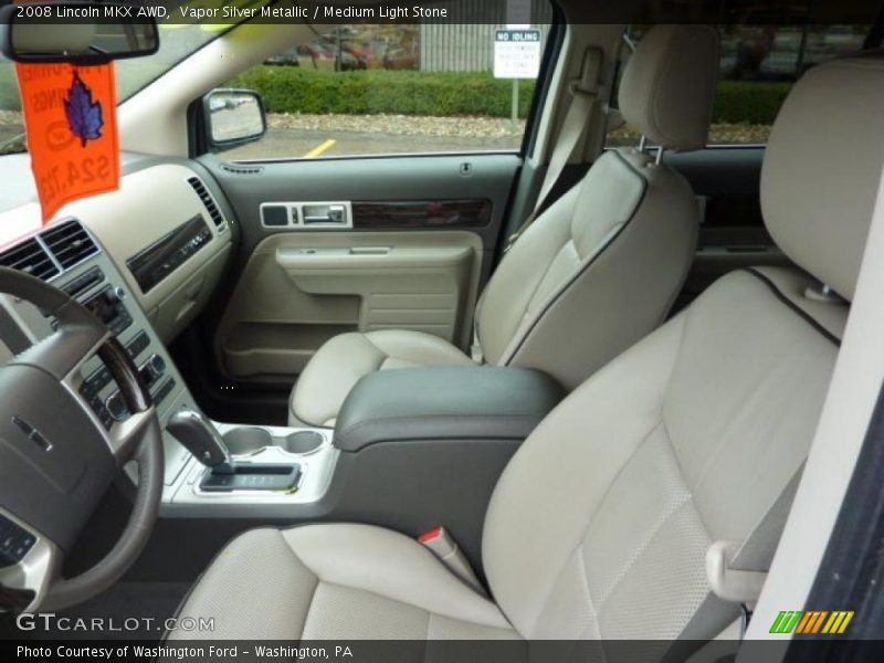 Vapor Silver Metallic / Medium Light Stone 2008 Lincoln MKX AWD