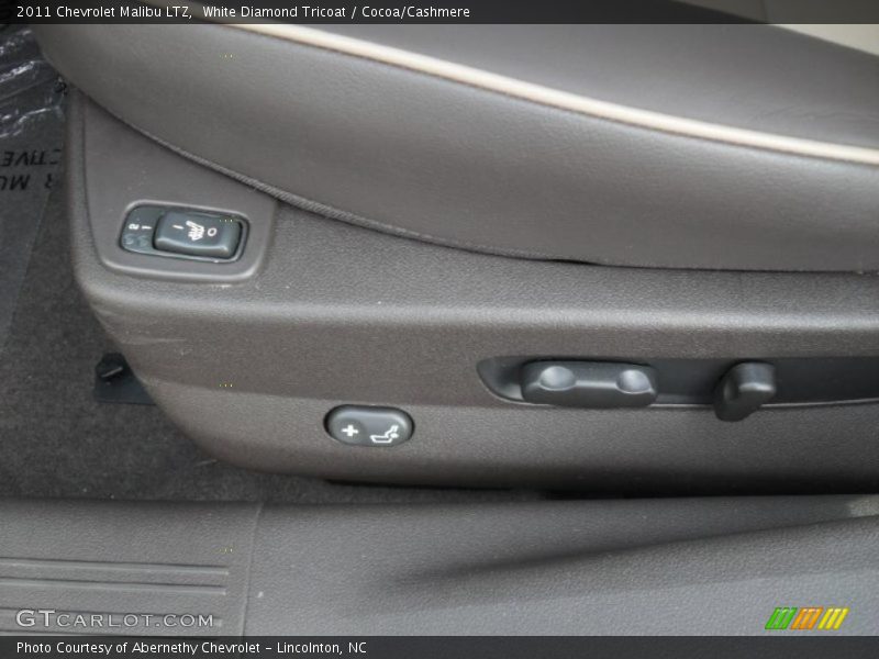 White Diamond Tricoat / Cocoa/Cashmere 2011 Chevrolet Malibu LTZ