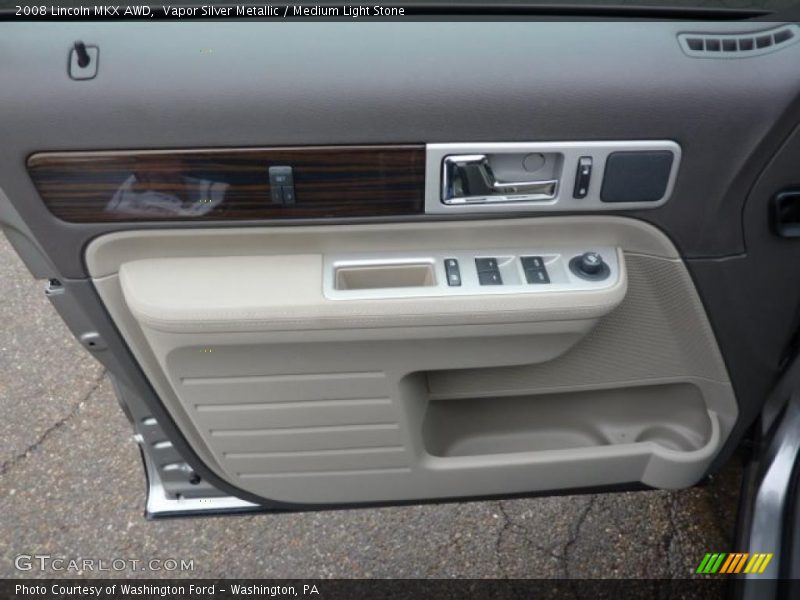 Vapor Silver Metallic / Medium Light Stone 2008 Lincoln MKX AWD