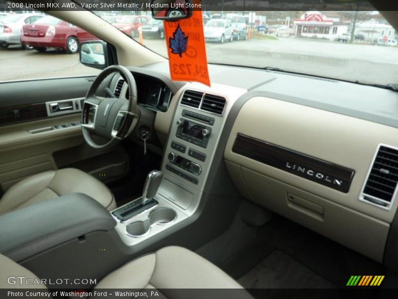 Vapor Silver Metallic / Medium Light Stone 2008 Lincoln MKX AWD