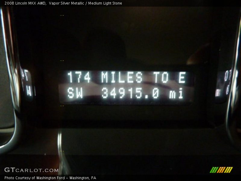 Vapor Silver Metallic / Medium Light Stone 2008 Lincoln MKX AWD