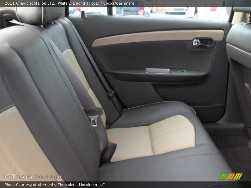 White Diamond Tricoat / Cocoa/Cashmere 2011 Chevrolet Malibu LTZ