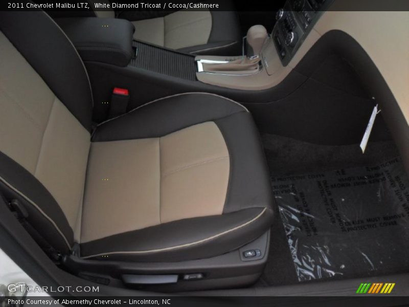 White Diamond Tricoat / Cocoa/Cashmere 2011 Chevrolet Malibu LTZ