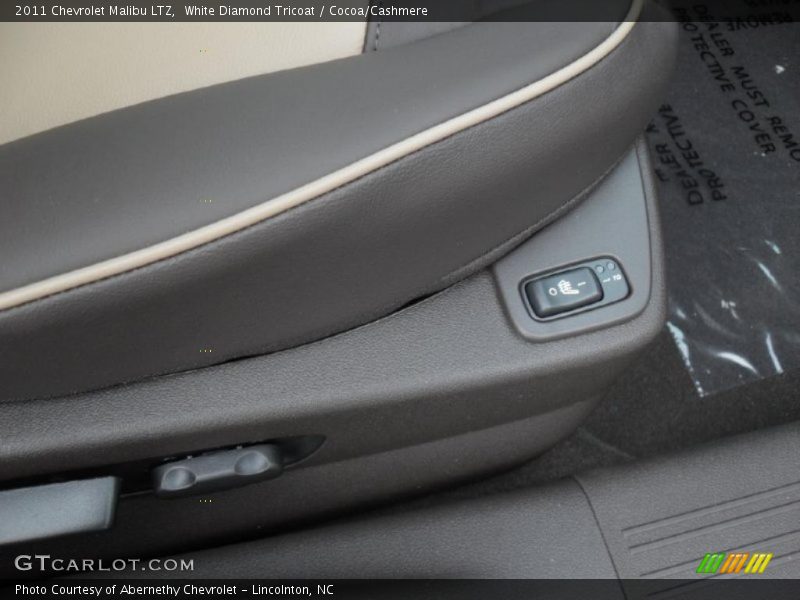 White Diamond Tricoat / Cocoa/Cashmere 2011 Chevrolet Malibu LTZ