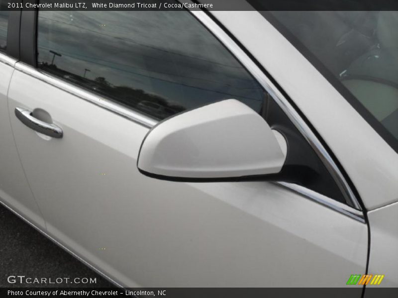 White Diamond Tricoat / Cocoa/Cashmere 2011 Chevrolet Malibu LTZ