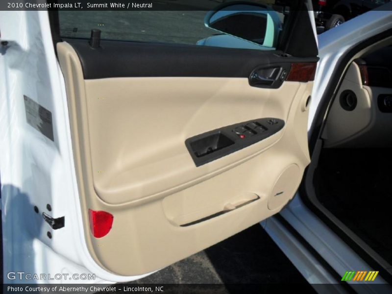Summit White / Neutral 2010 Chevrolet Impala LT