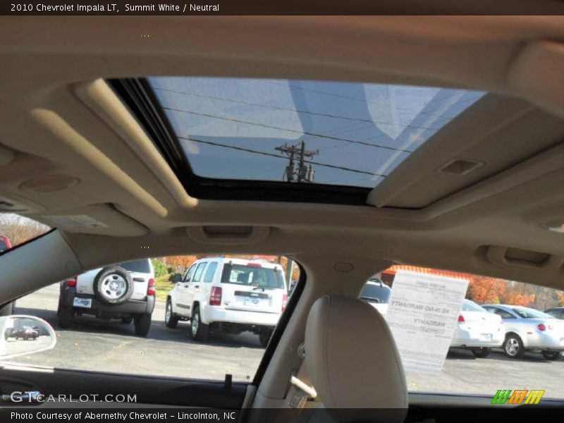 Summit White / Neutral 2010 Chevrolet Impala LT