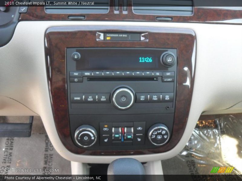 Summit White / Neutral 2010 Chevrolet Impala LT