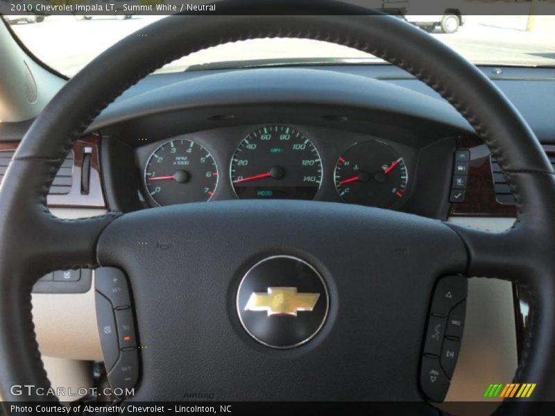 Summit White / Neutral 2010 Chevrolet Impala LT