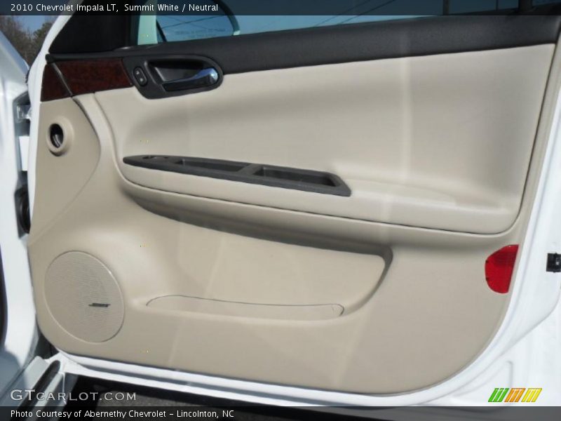 Summit White / Neutral 2010 Chevrolet Impala LT