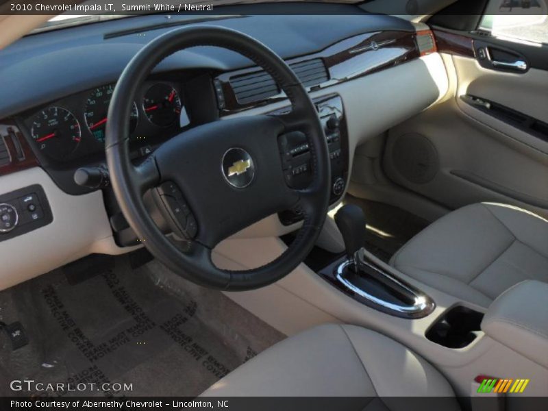 Summit White / Neutral 2010 Chevrolet Impala LT