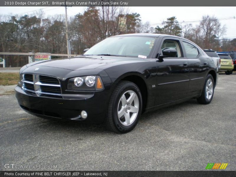 Brilliant Black Crystal Pearl / Dark Slate Gray 2010 Dodge Charger SXT
