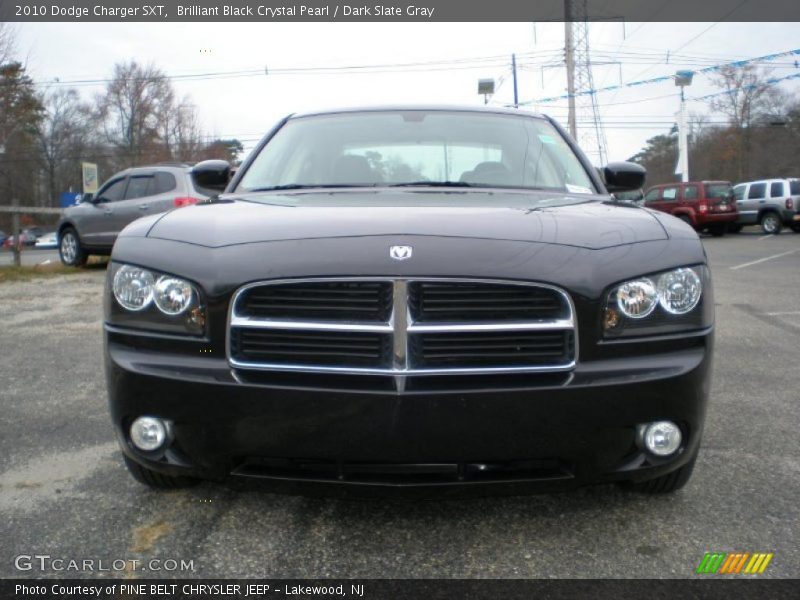 Brilliant Black Crystal Pearl / Dark Slate Gray 2010 Dodge Charger SXT