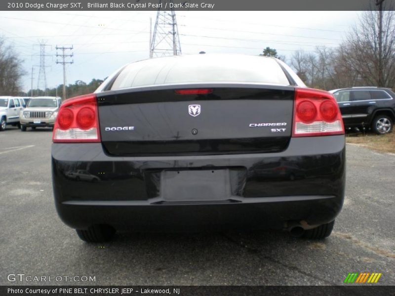 Brilliant Black Crystal Pearl / Dark Slate Gray 2010 Dodge Charger SXT