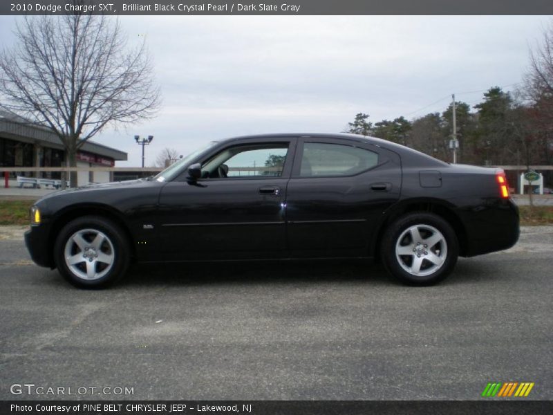 Brilliant Black Crystal Pearl / Dark Slate Gray 2010 Dodge Charger SXT